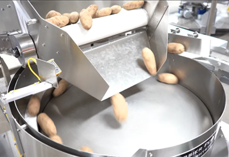 Stainless Steel Orienting Conveyor