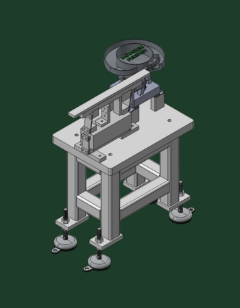 6″ Vibratory Feeder (clockwise) STEP | Hoosier Feeder